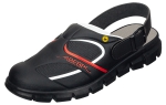 ESD-Berufsschuhe Dynamic Clog schwarz/rot ESD Gr. 35-48