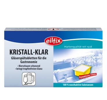 168 Stck. Gläserspültabletten  Kristall Klar